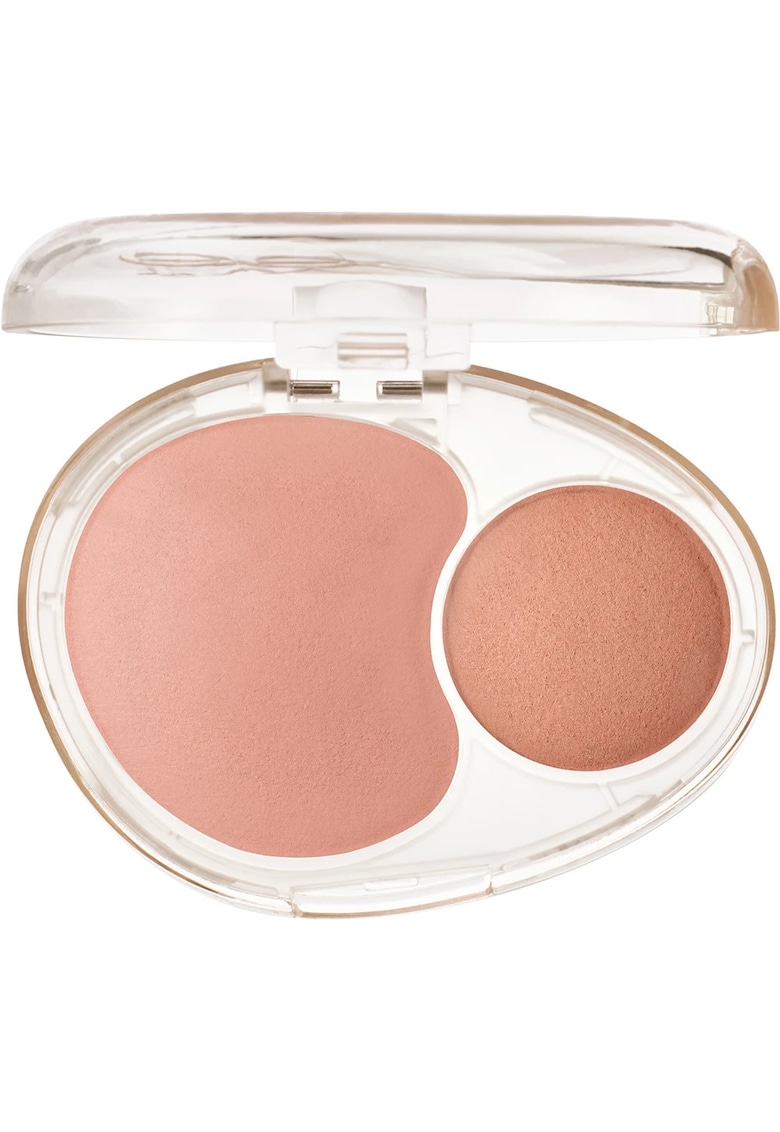 Mellow Dual Blusher Fard de obraz 7.2 grdwqfq - Roz cald/Maro natural