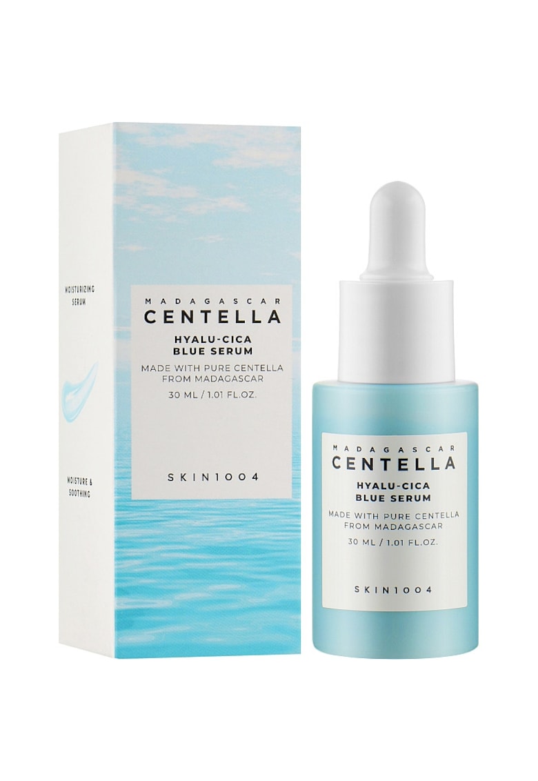 Madagascar Centella Hyalu-Cica Blue Ser de fata intens hidratant 30 ml
