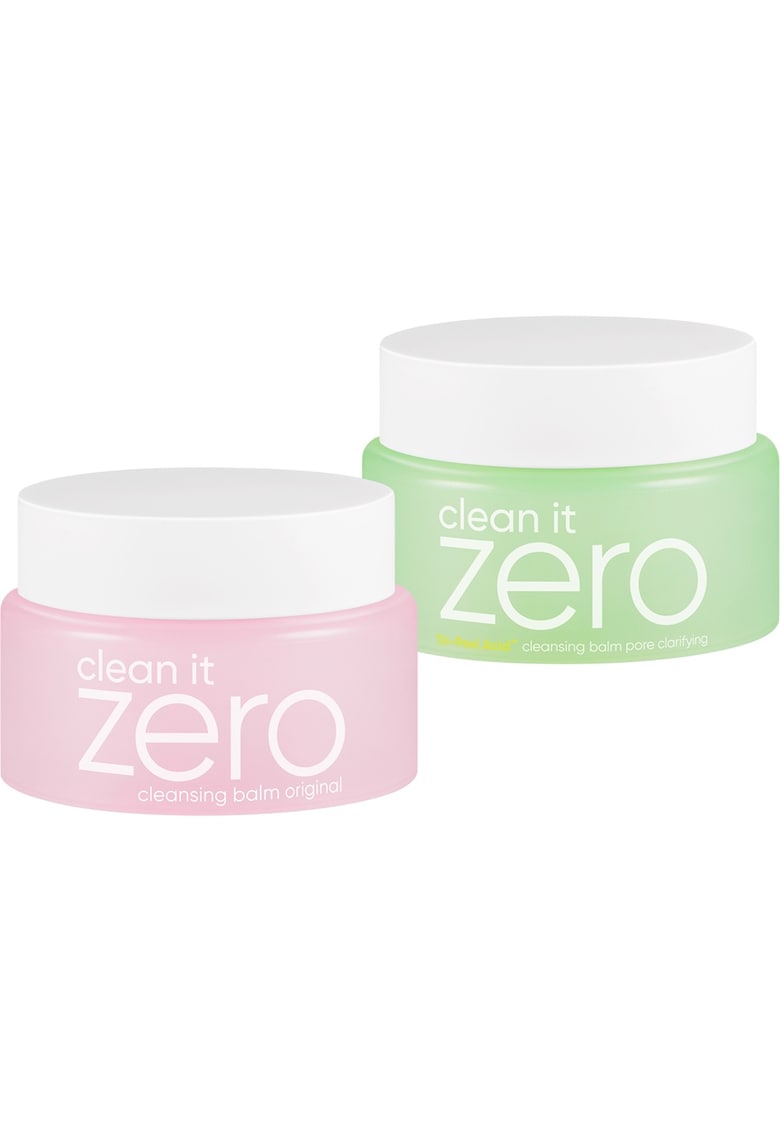 Set mini balsam de curatare -  Clean it Zero - 1 x Original Clean it Zero 7ml - 1x Clean it Zero - Pore Clarifying 7 ml