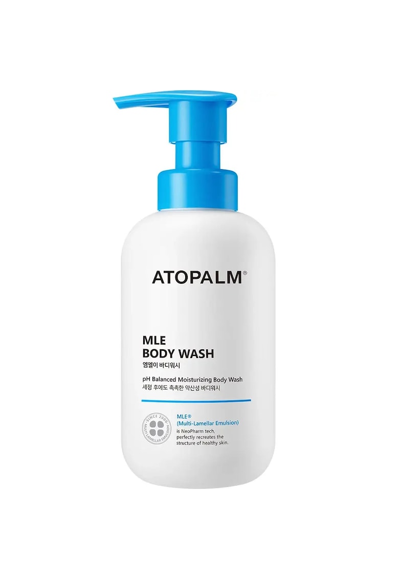Gel de dus delicat pentru piele sensibila potrivit si pentru copii -  MLE Body Wash - 300 ml