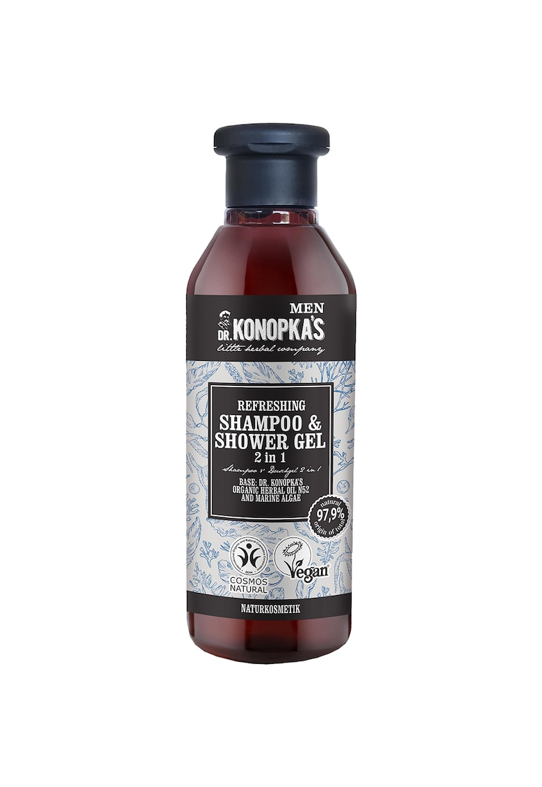 Men Sampon si gel de dus revigorant 2in1 280 ml