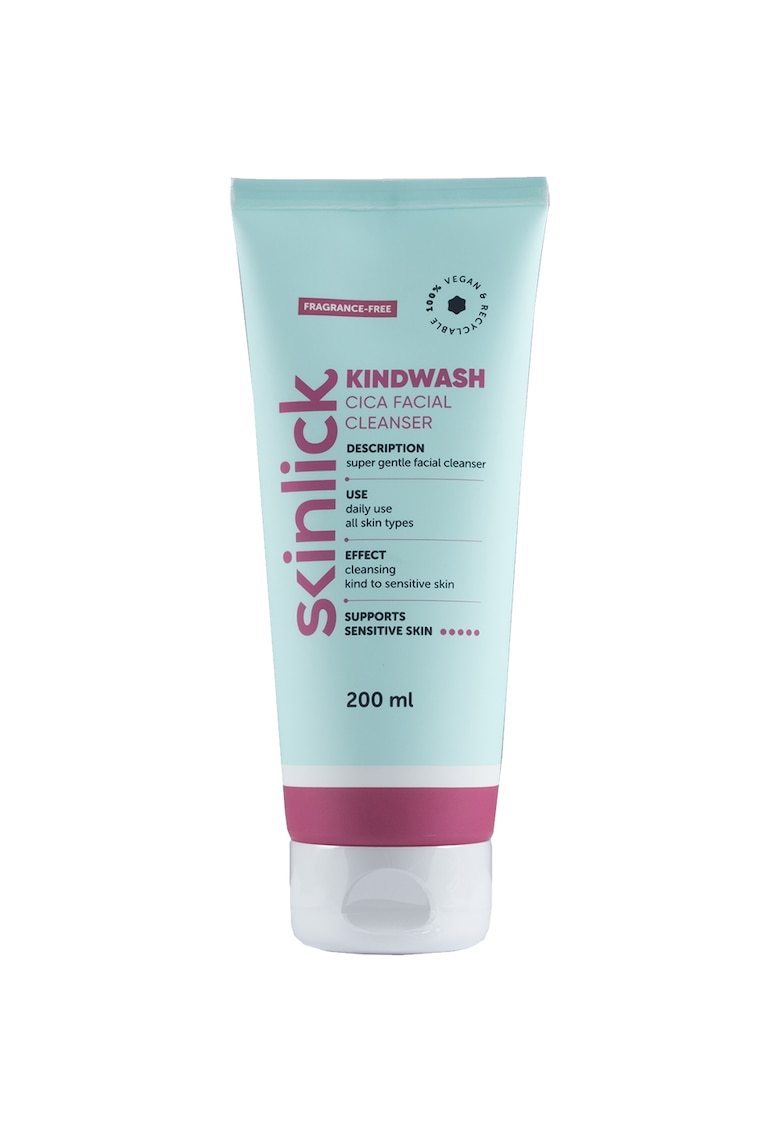 Kindwash Cica Facial Cleanser Gel de curatare 200 ml