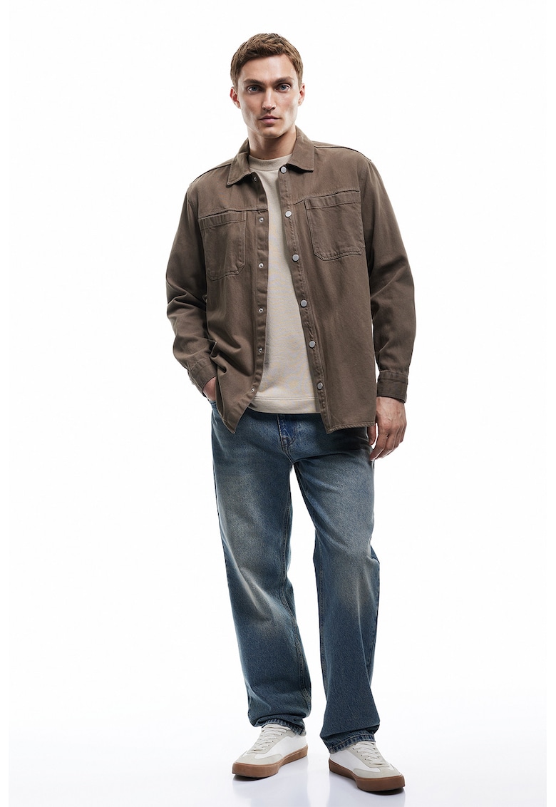 Blugi relaxed fit - Albastru deschis