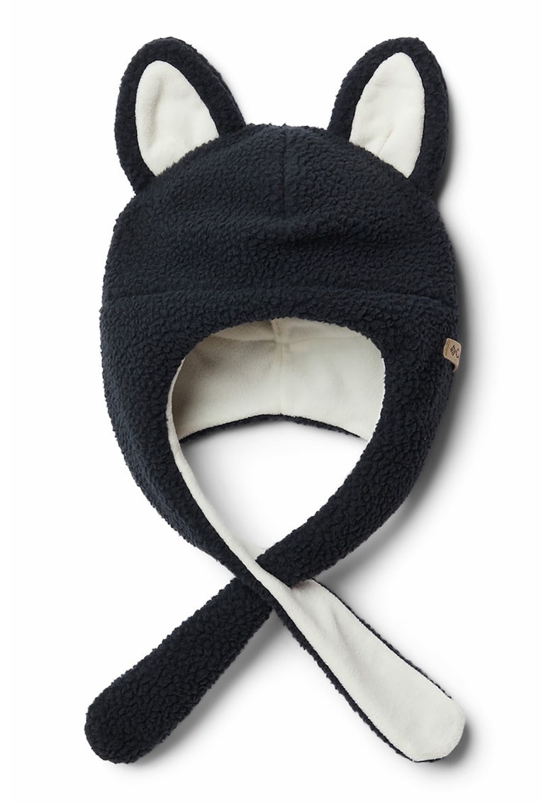 Caciula cu clapa si model cu urechi Tiny Animal - Negru