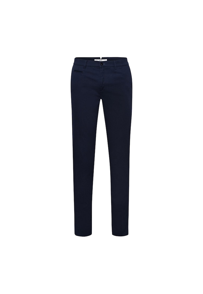 Blugi slim fit cu talie joasa - Albastru