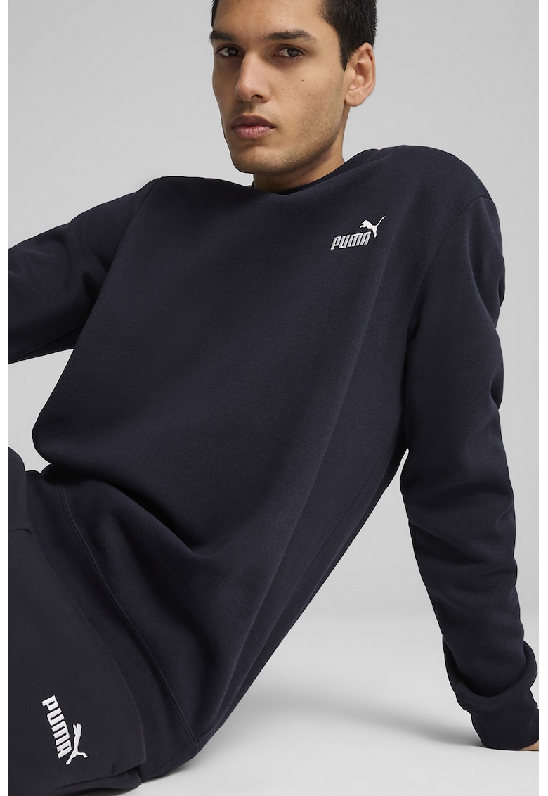 Bluza de trening cu decolteu la baza gatului Small No.1 - Bleumarin