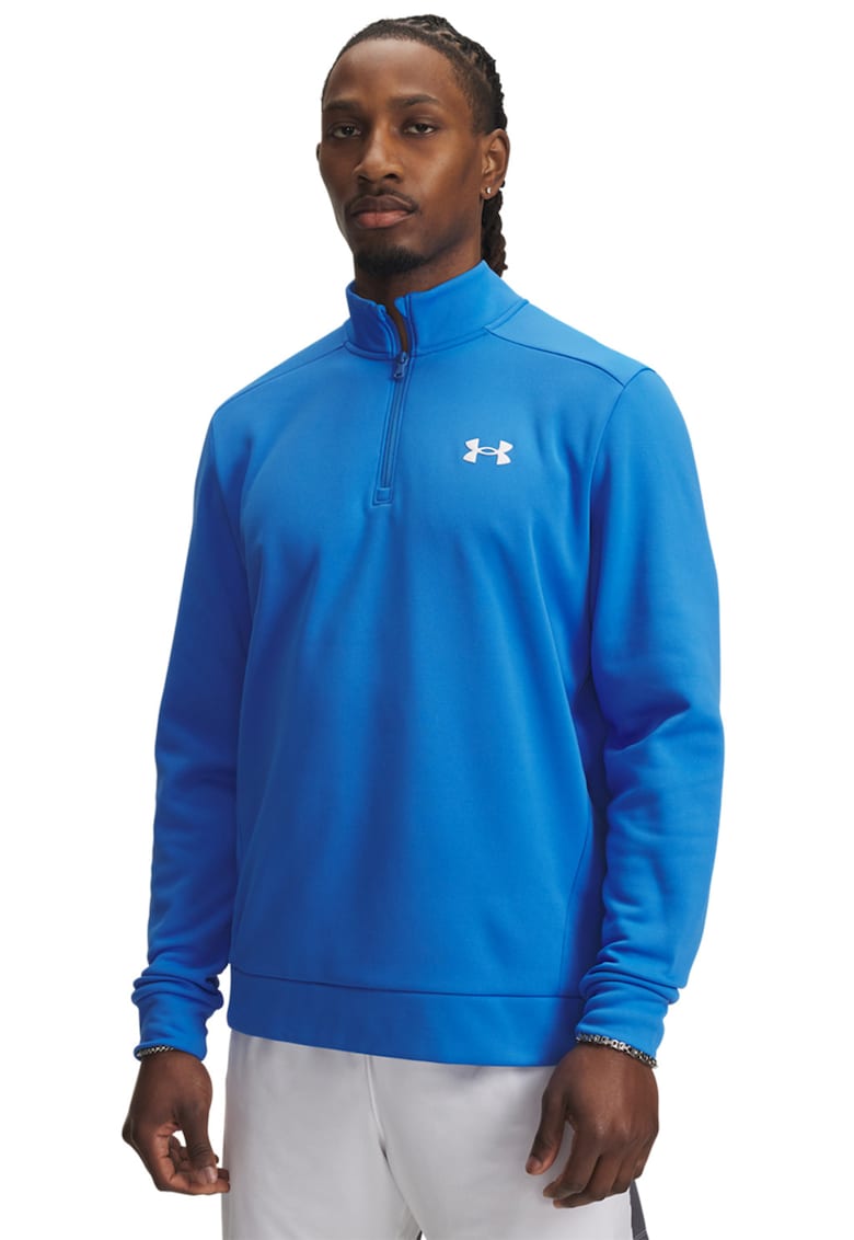 Bluza cu fenta cu fermoar pentru fitness - Albastru royal