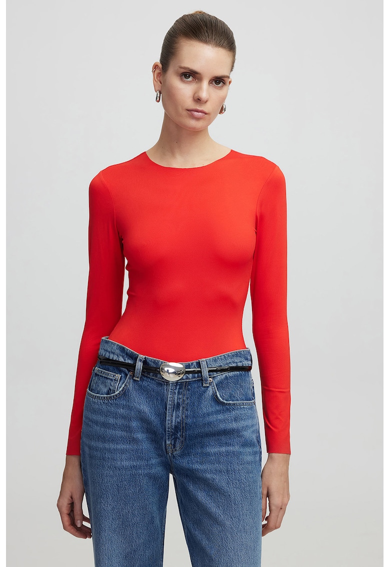Body slim fit - Rosu