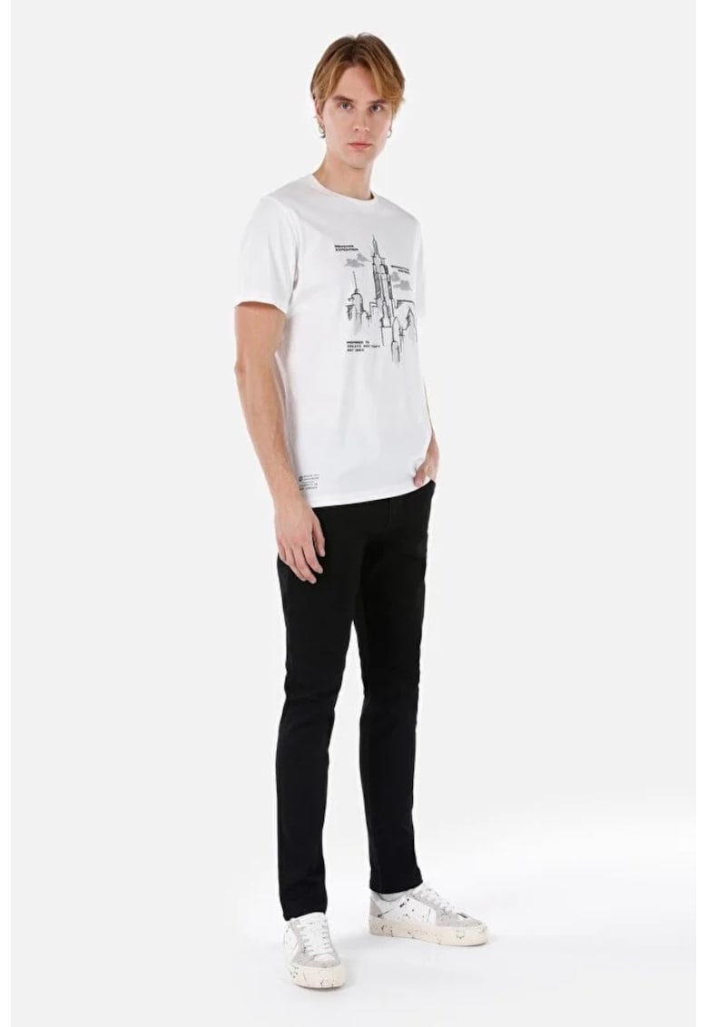 Pantaloni De Barbati Negru Straight Fit-Low Rise-Straight Leg 044 KARL