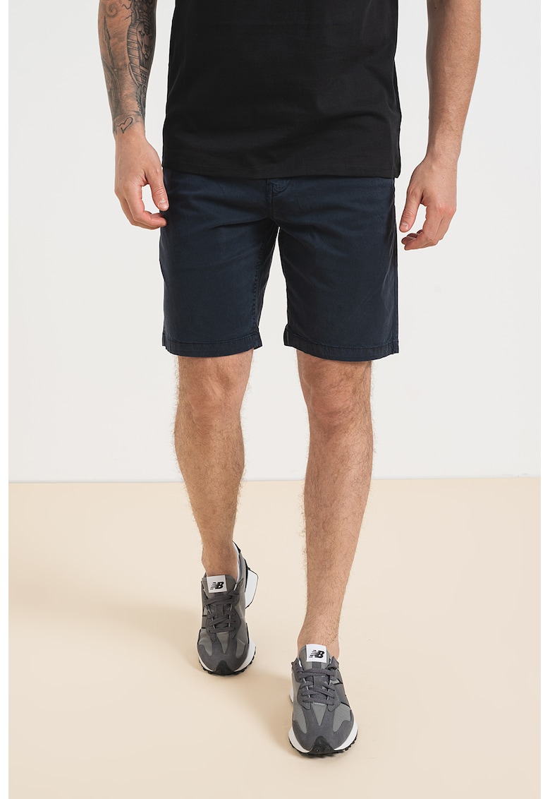 Pantaloni chino scurti din amestec de lyocell Angels - Bleumarin