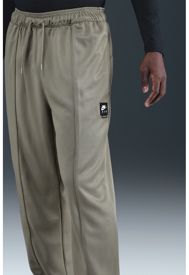 Pantaloni de trening cu croiala dreapta si snur de ajustare Air - Gri