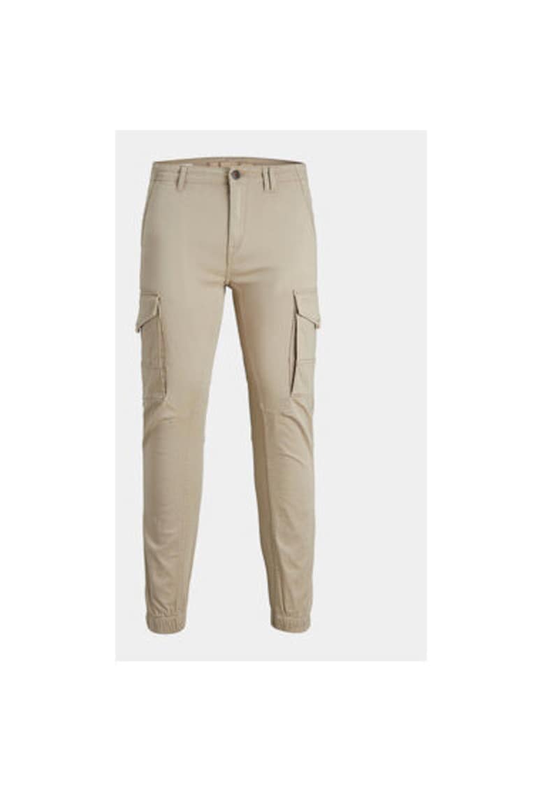 Pantaloni barbati -  303593957 - Bumbac/Bumbac - Bej - Bej