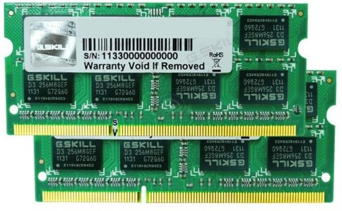 Memorie laptop F3-1600C11D-8GSL, DDR3, 2 x 4 GB, 1600 GHz, CL11, 1.35V, kit
