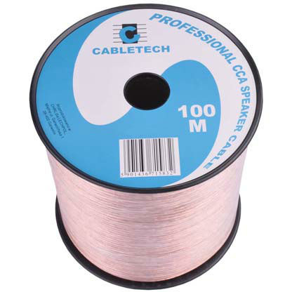 CABLU DIFUZOR CCA 2X1.50MM TRANSPARENT 100M