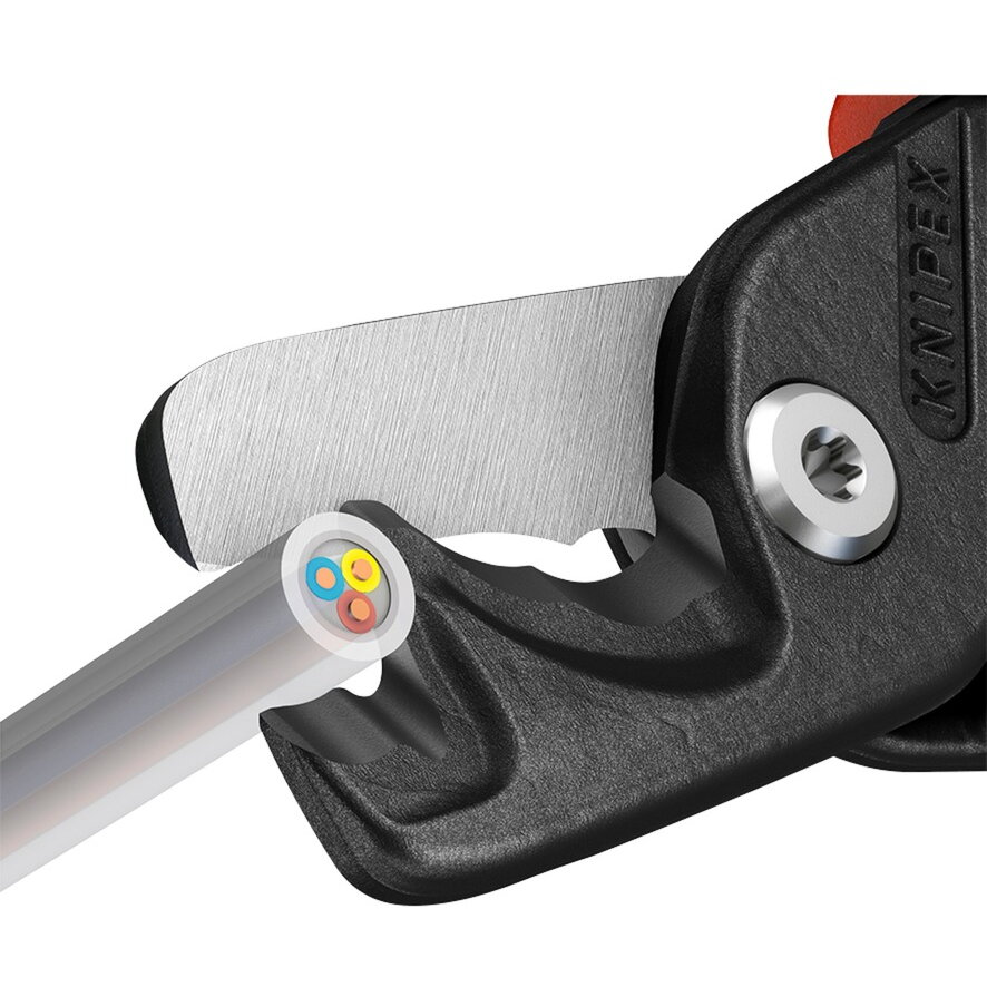 StepCut XL cable shears 95 12 225, cutting pliers (red/blue, length 225mm)