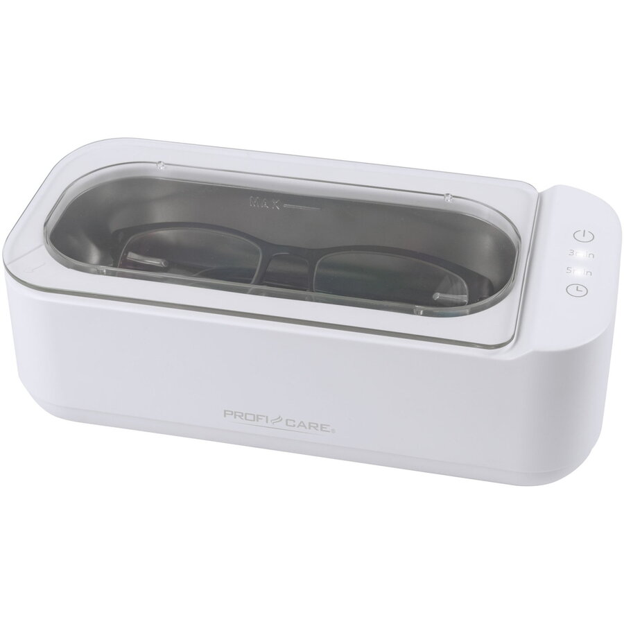 ultrasonic cleaner PC-USR 3120 (white, 18 watts, 400ml container)