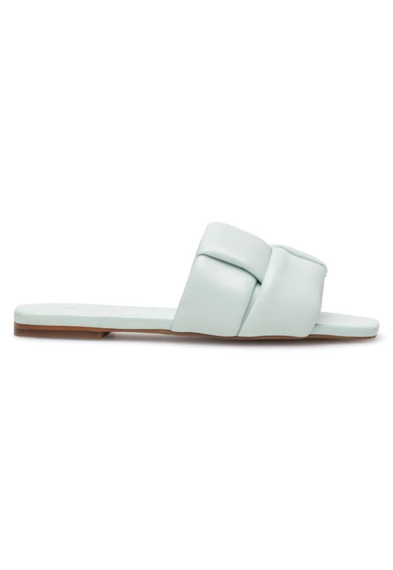 Slapi dama - 49501 -  Piele naturala - Verde