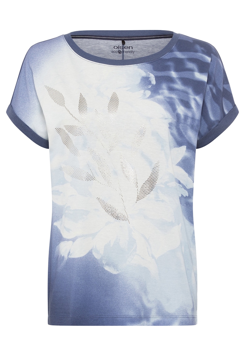 Oferte la Tricou dama  11105088 - Bumbac/Modal - Bleumarin - Bleumarin