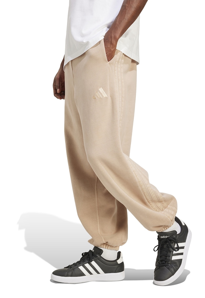 Pantaloni de trening lejeri cu logo - Bej deschis