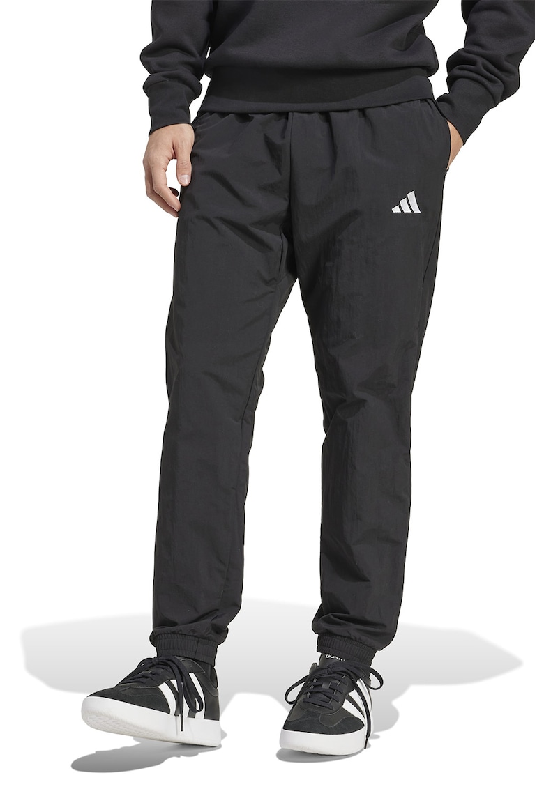 Pantaloni de trening regular fit cu logo - Negru stins