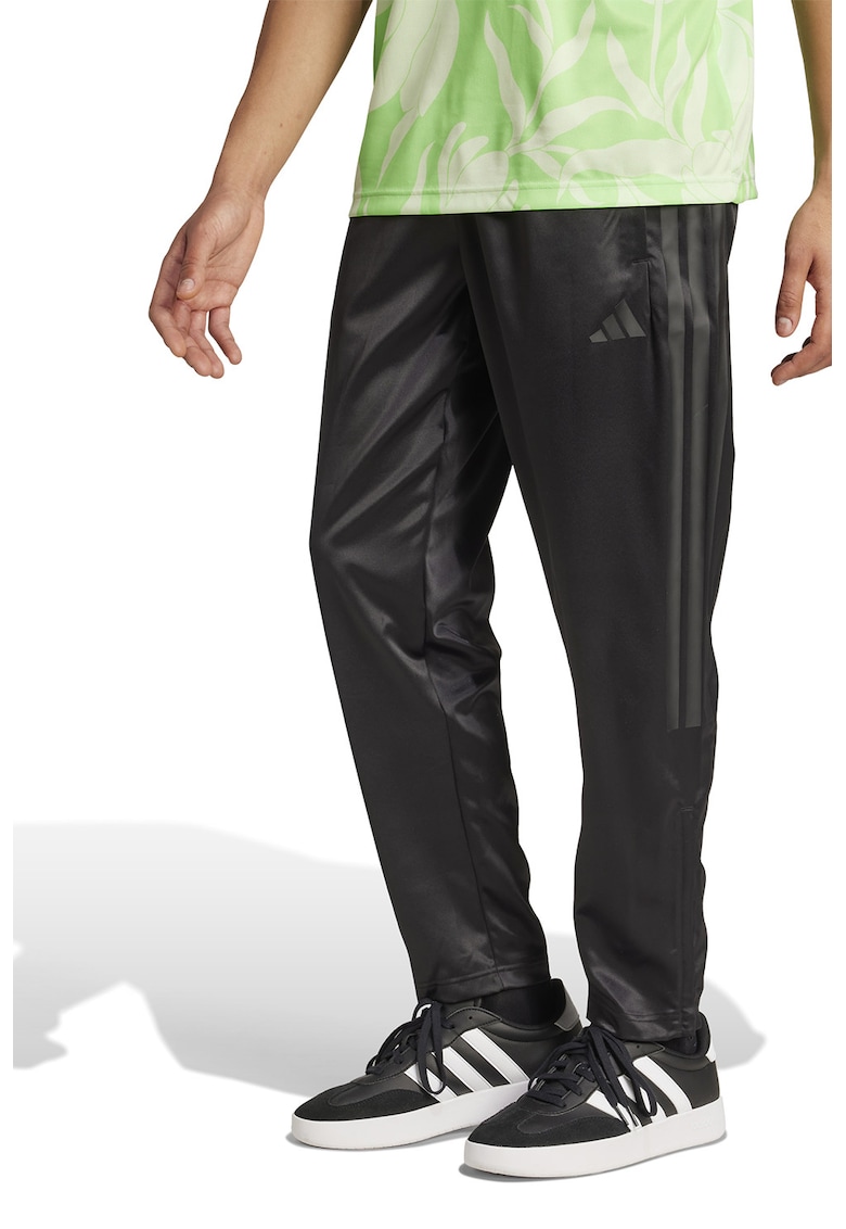 Pantaloni de trening cu logo si buzunare laterale - Gri antracit