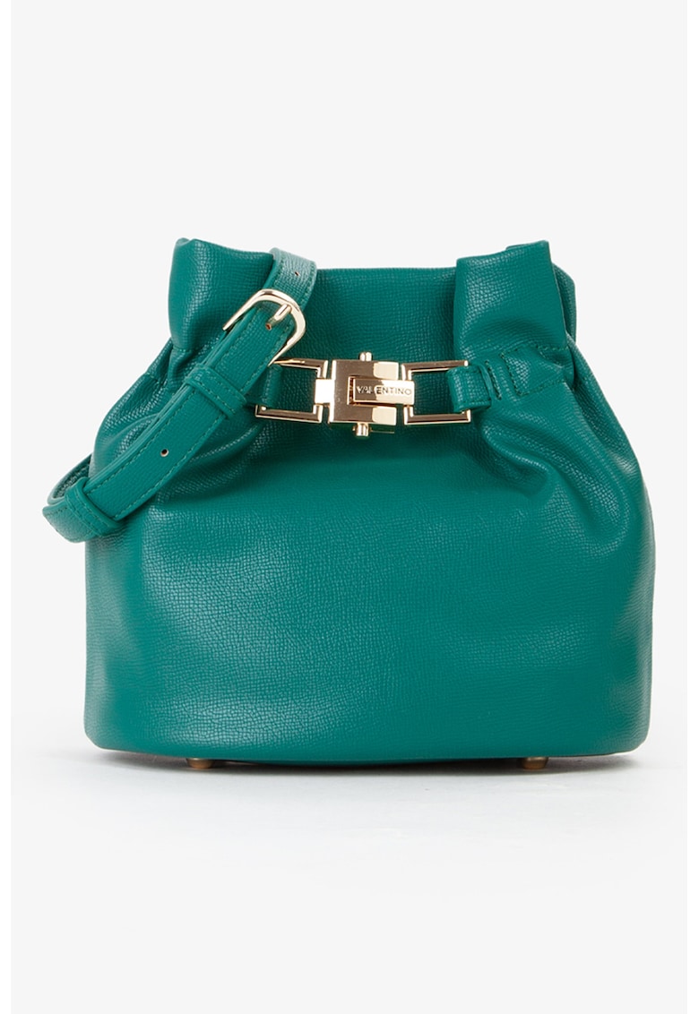 Geanta crossbody de piele ecologica Fedora Re - Verde persan