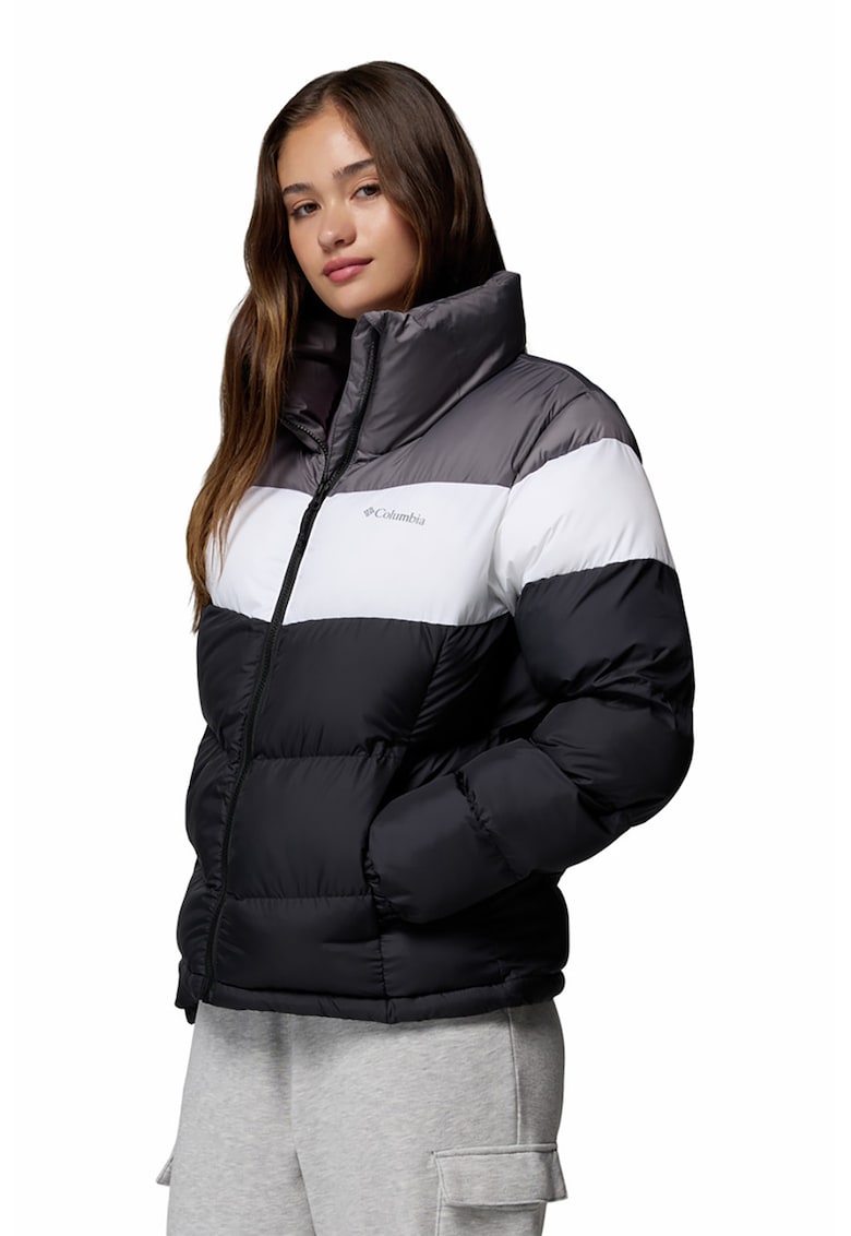Geaca cu model colorblock Puffect™ II - Negru/Gri/Alb optic
