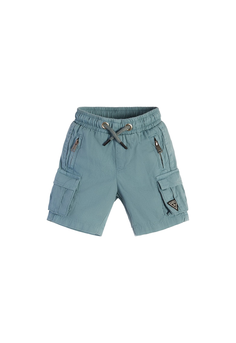 Pantaloni scurti copii -  0000302217625_6Y - Bumbac - Albastru - Albastru