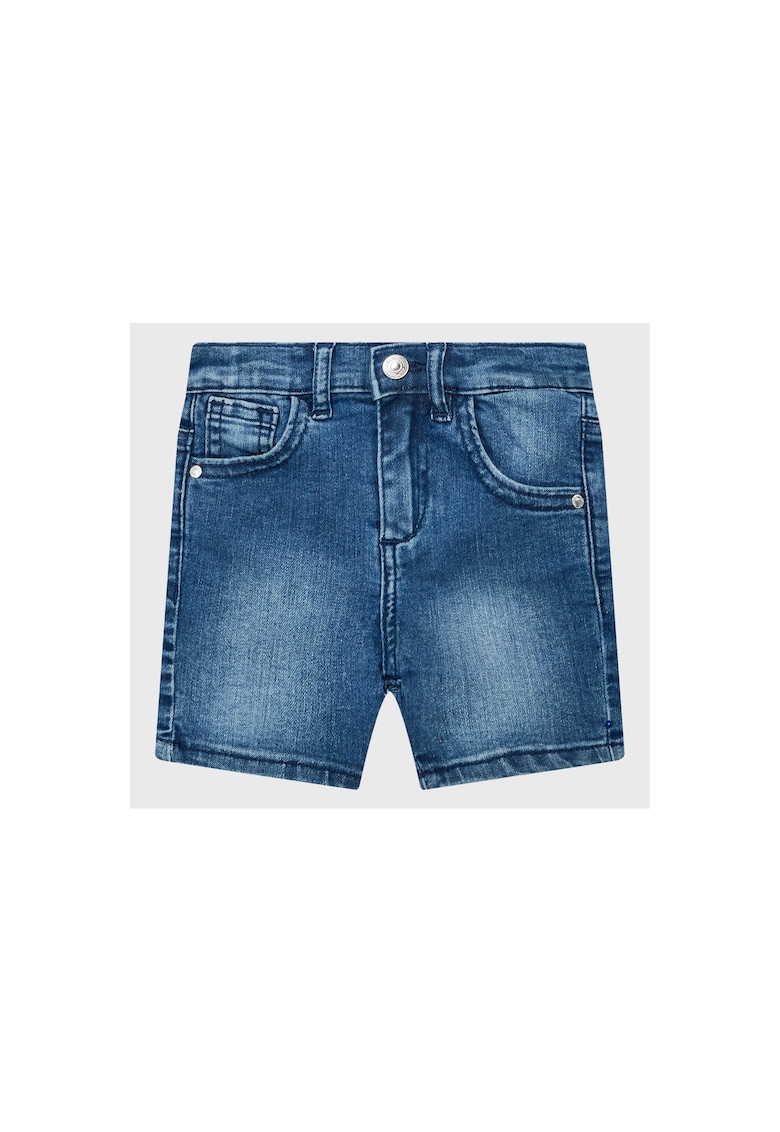 Pantaloni scurti copii -  Bumbac organic - Albastru