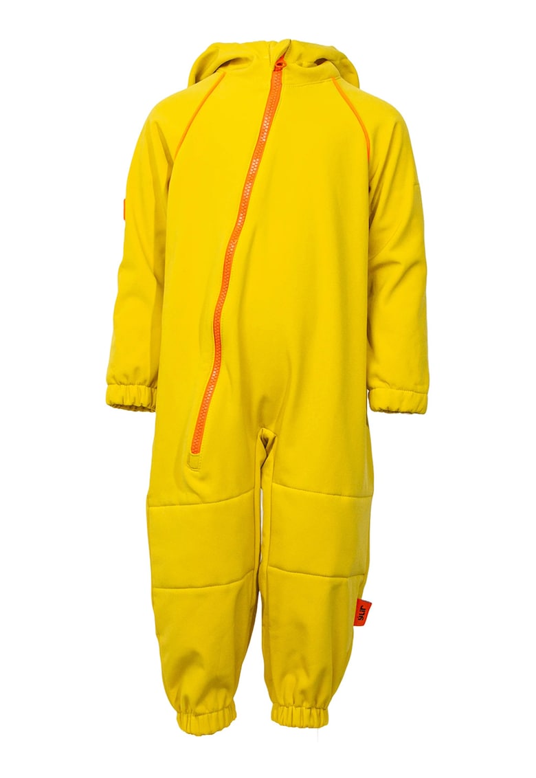 Salopeta impermeabila cu gluga Softshell - Galben pai