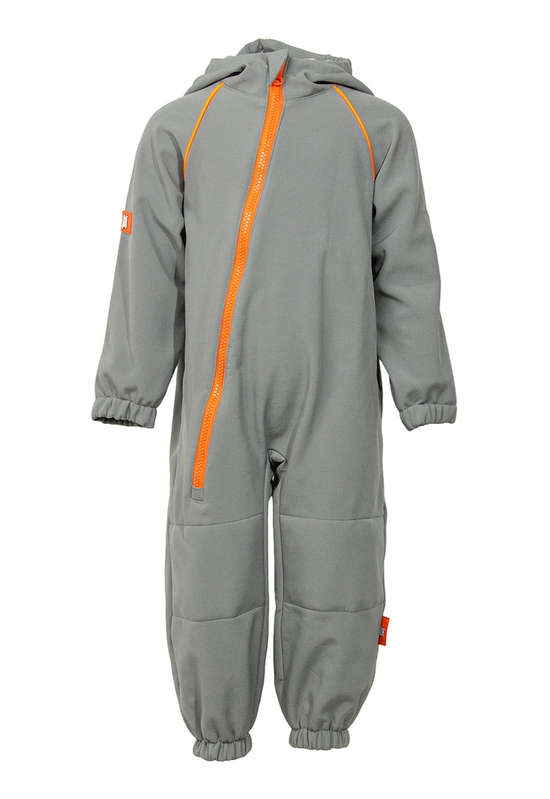 Salopeta impermeabila cu gluga Softshell - Gri