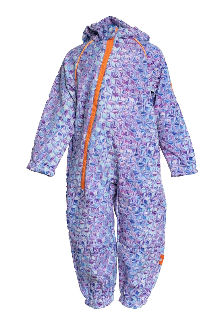 Salopeta impermeabila cu gluga Softshell - Lila