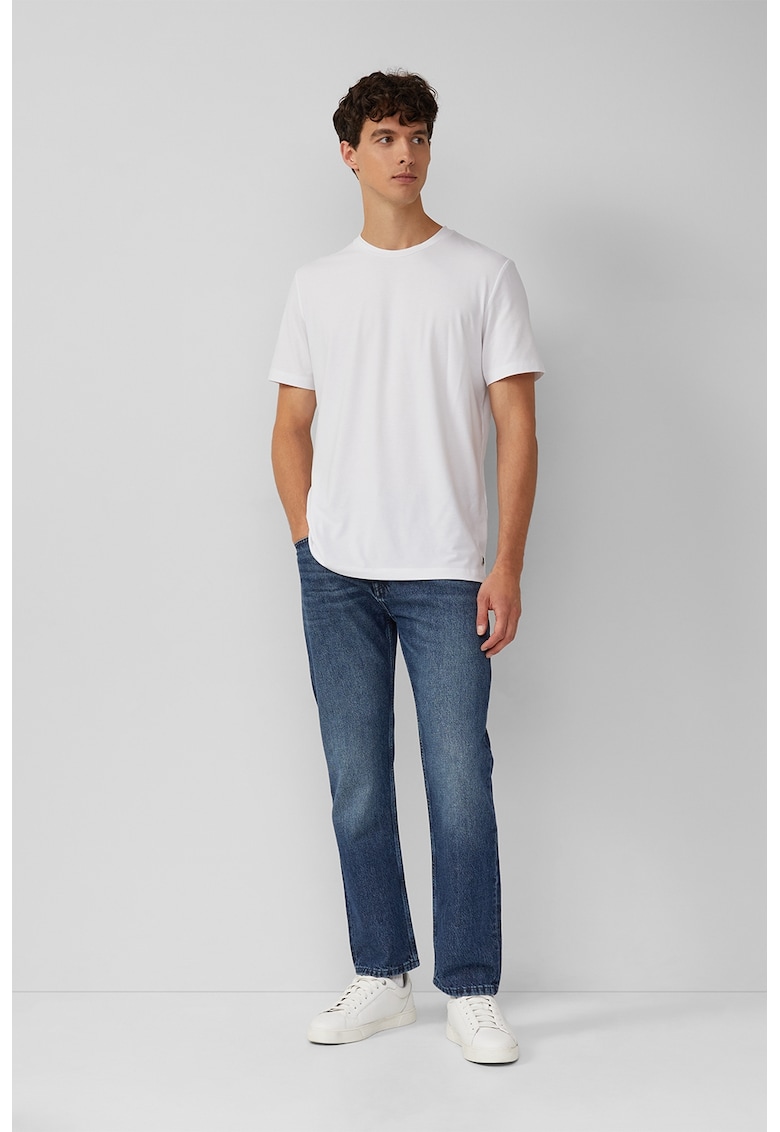Blugi regular fit de bumbac - Albastru melange