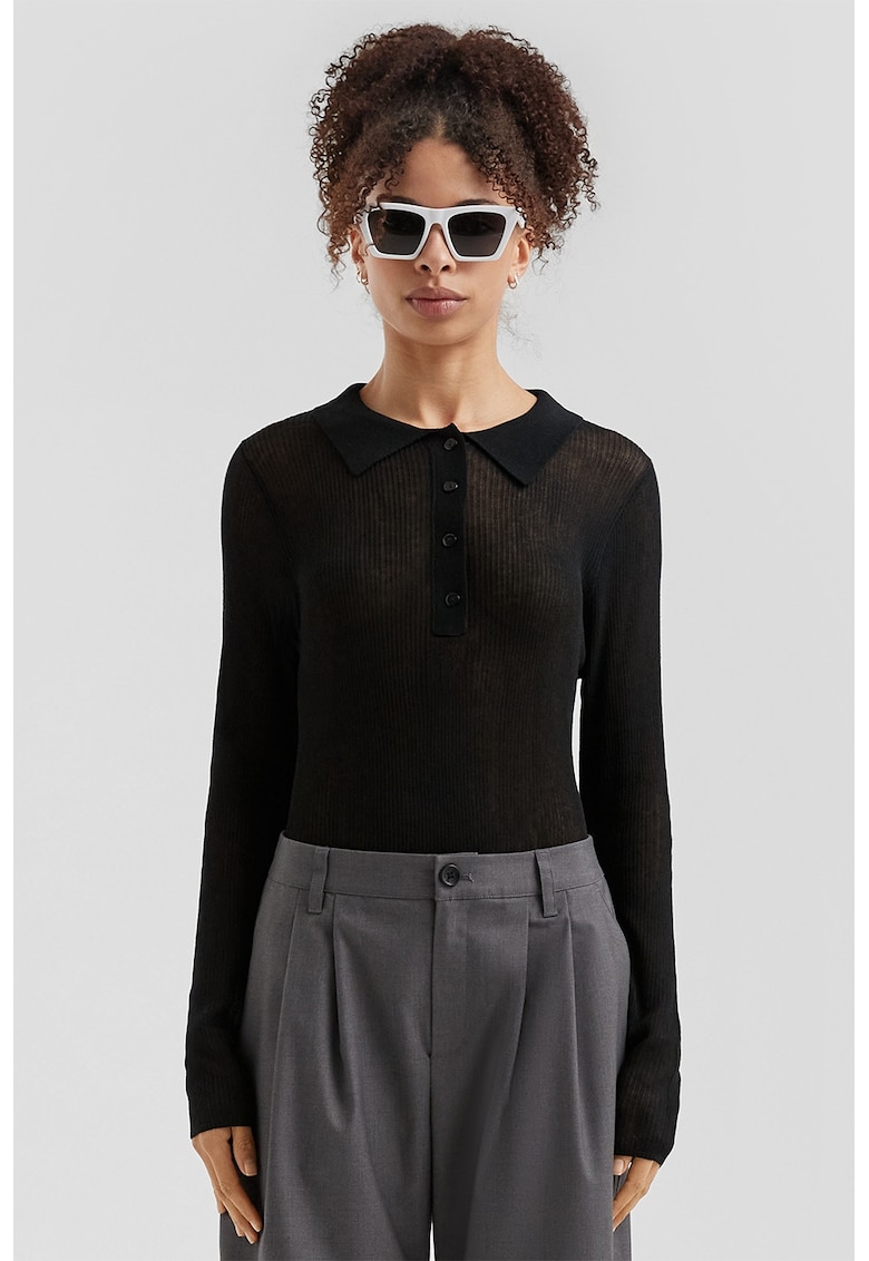 Cardigan subtire - Negru