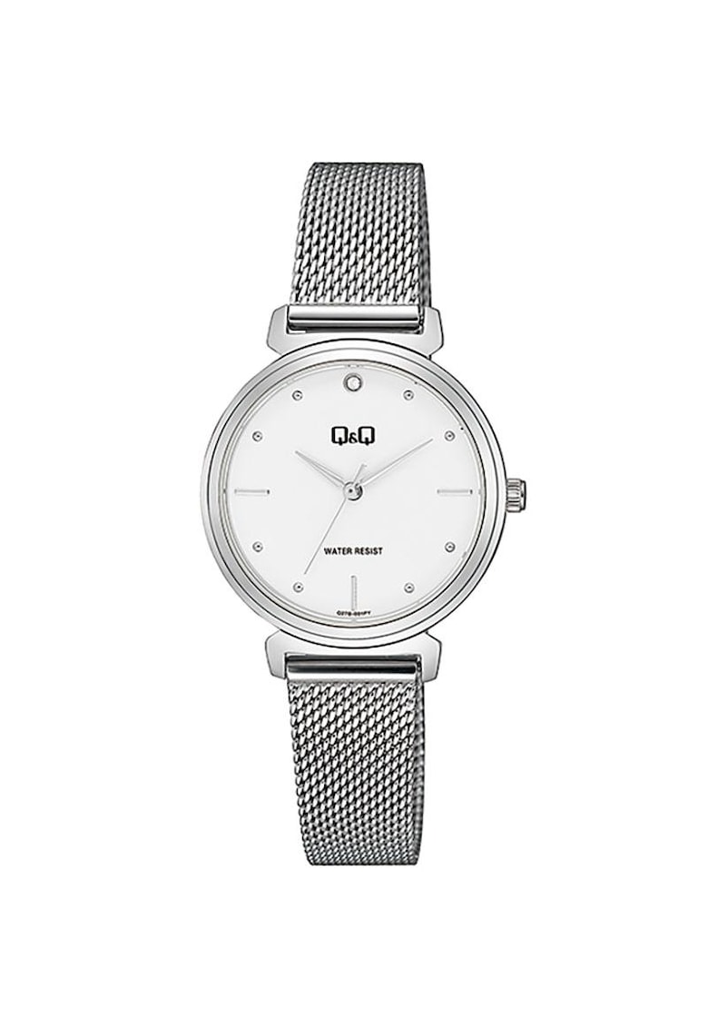 Ceas dama  Q27B-001PY Quartz Argintiu