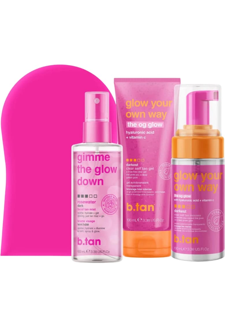 Set complet pentru autobronzare -  Go On and Glow Your Own Way