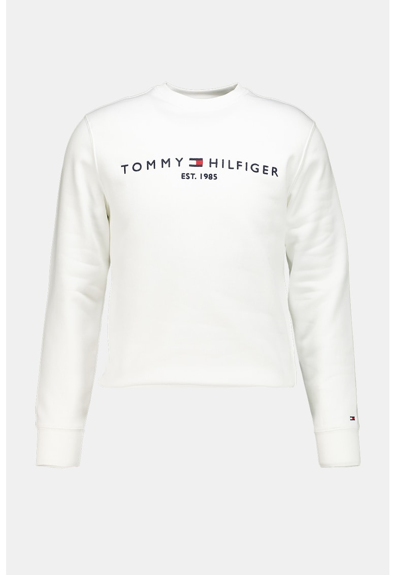 Bluza de trening din amestec de bumbac organic cu logo - Negru/Alb optic