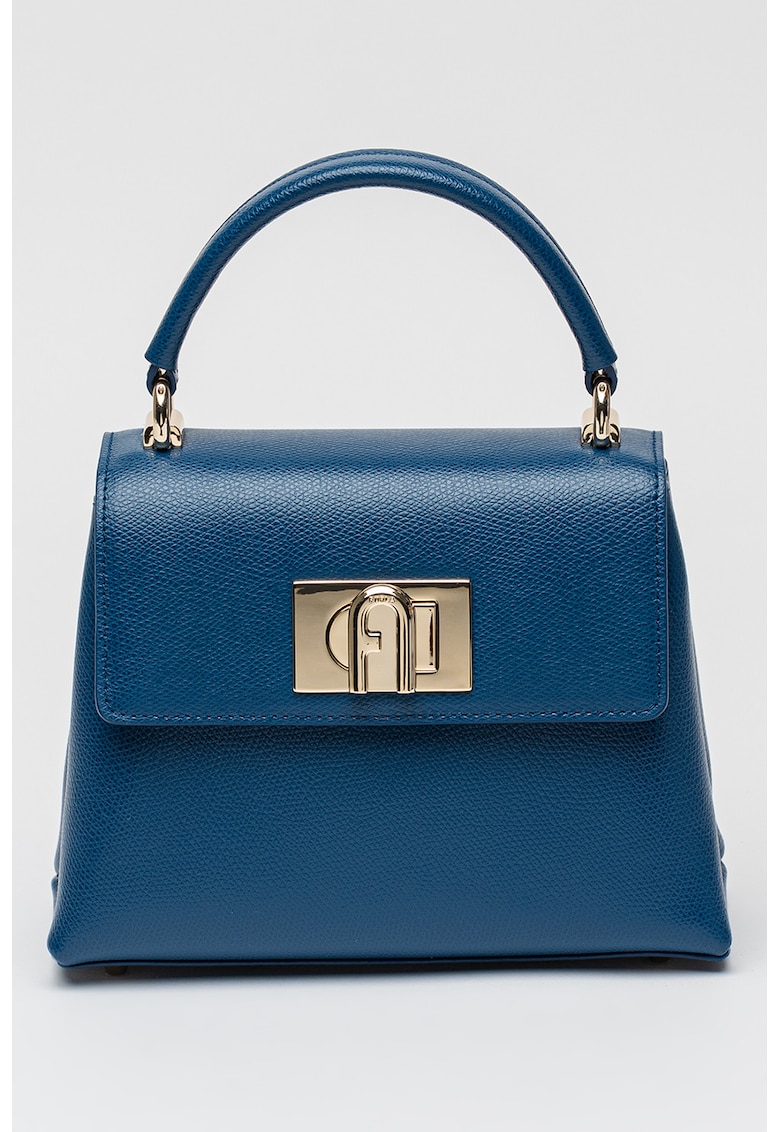 Geanta crossbody din piele 1927 - Albastru royal/Albastru