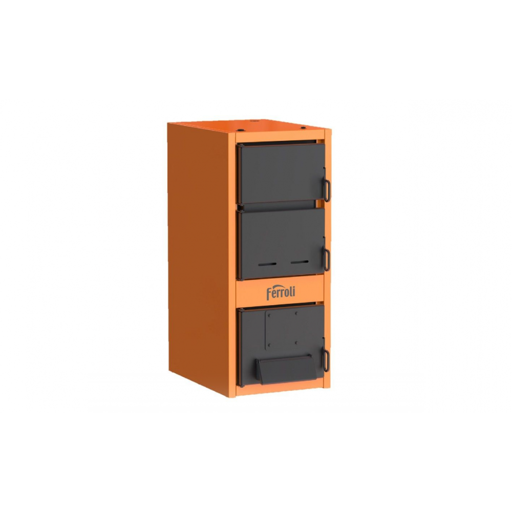 Cazan termic pe lemne Ferroli JAR 30 kW, otel, 98 l, 96.9 x 51 x 129.4 cm