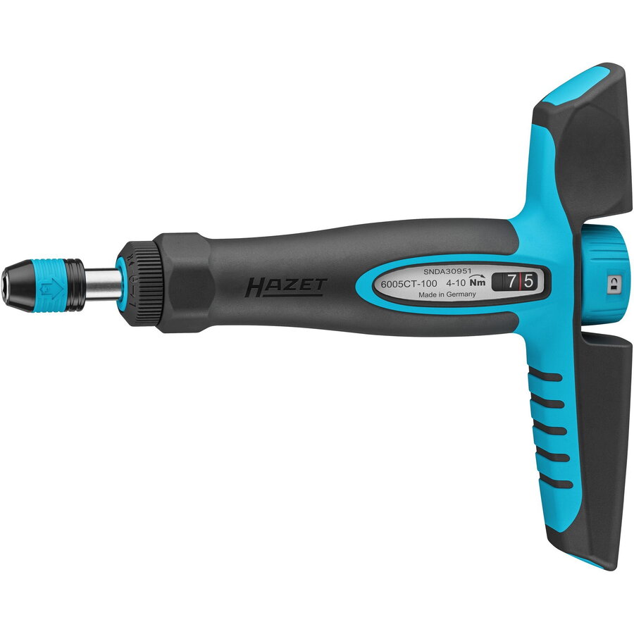 Oferte la torque screwdriver 6005CT-100 black/blue, 4 - 10 Nm, 1/4 bit holder, T-handle