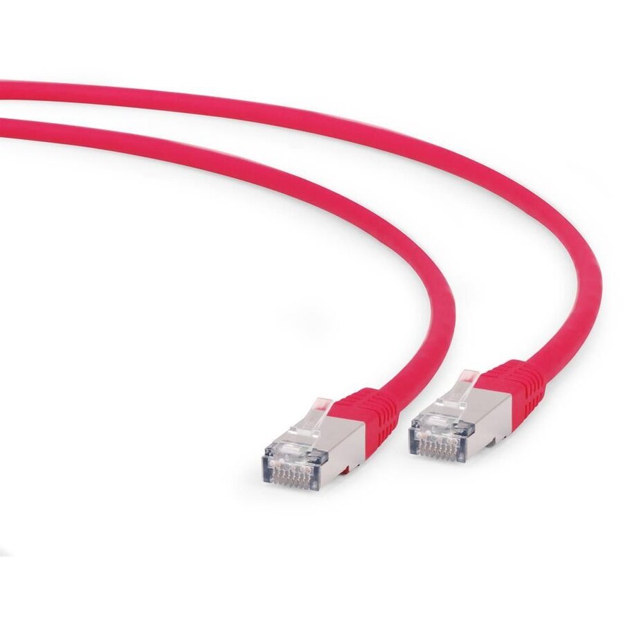 GEMBIRD PP6A-LSZHCU-R-2M Gembird patchcord RJ45, cat. 6A,SFTP, LSZH, 2m, red
