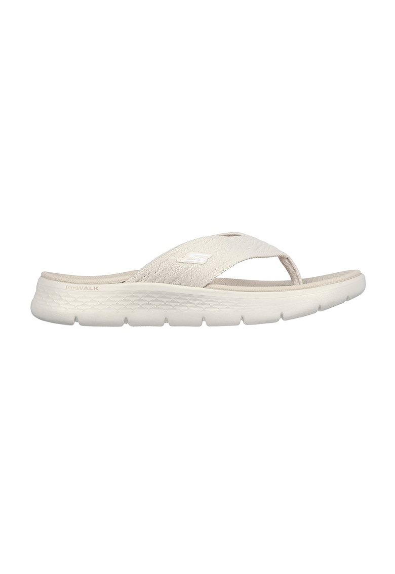 Papuci flip-flop Go Walk Flex - Alb fildes
