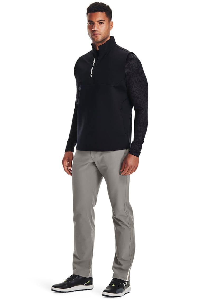 Vesta impermeabila cu buzunare oblice pentru golf Daytona - Negru