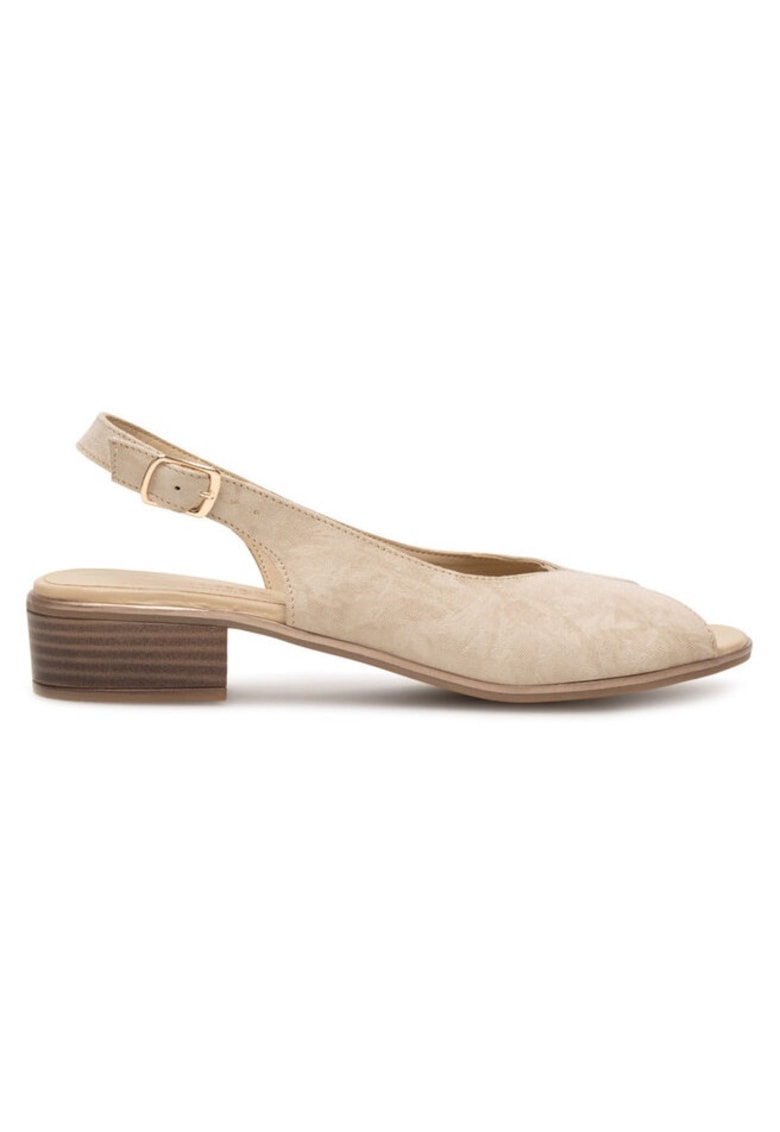 Sandale dama - 72909 -  Piele naturala - Bej