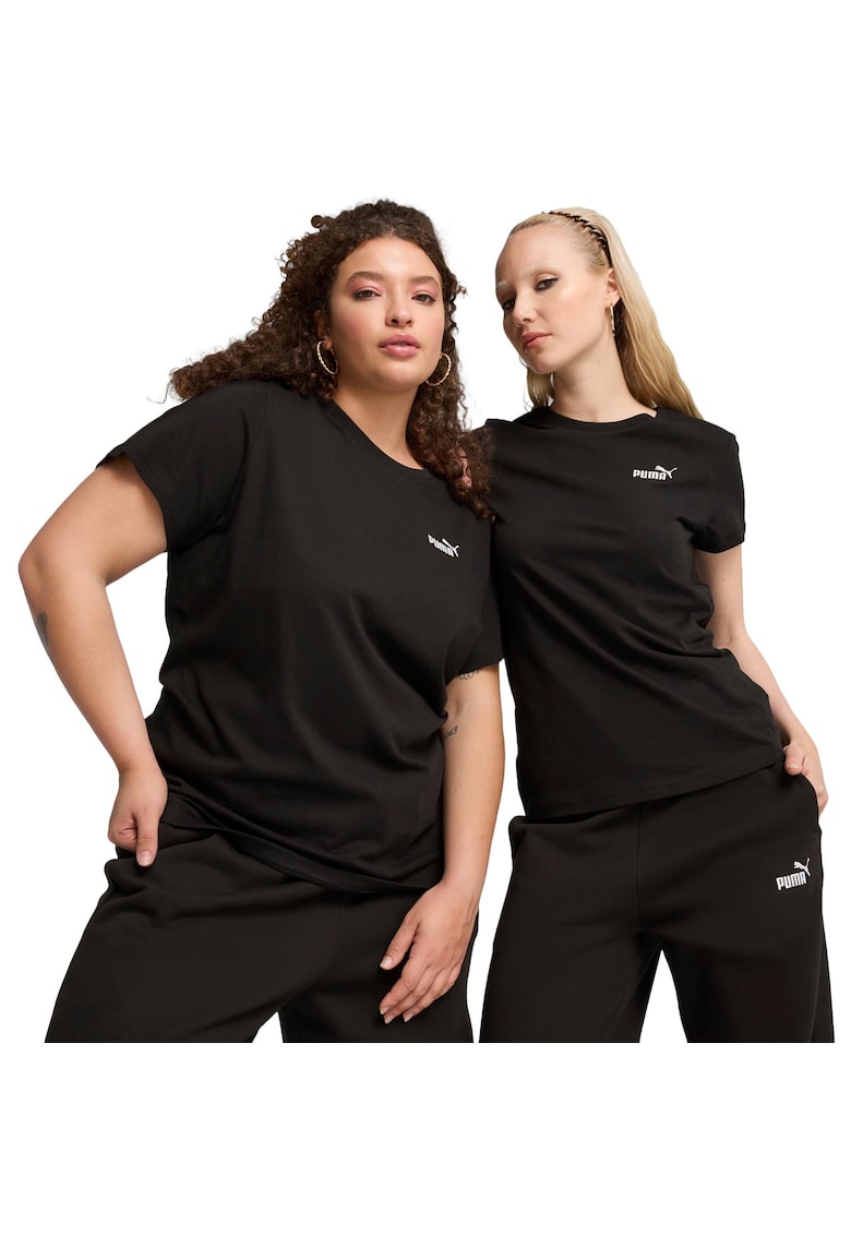 Tricou femei  Ess Small No. 1 Logo Tee - Negru