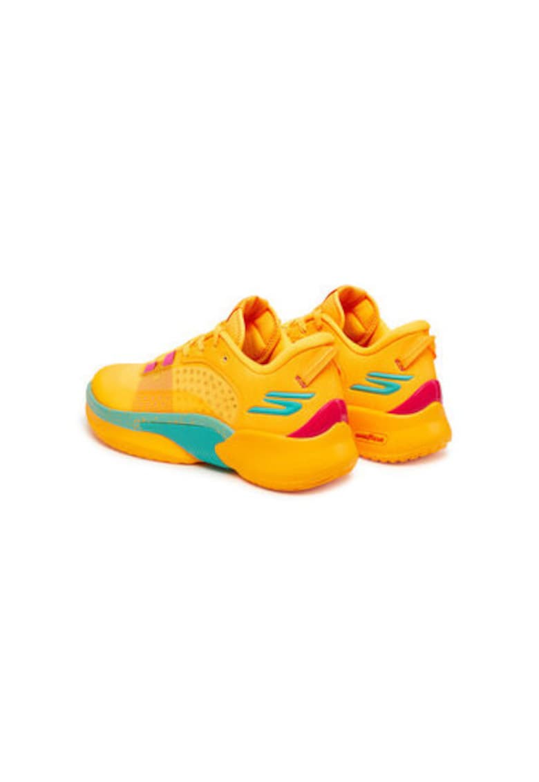 Oferte la Pantofi sport barbati - 253007 -  Textil - Portocaliu - Portocaliu