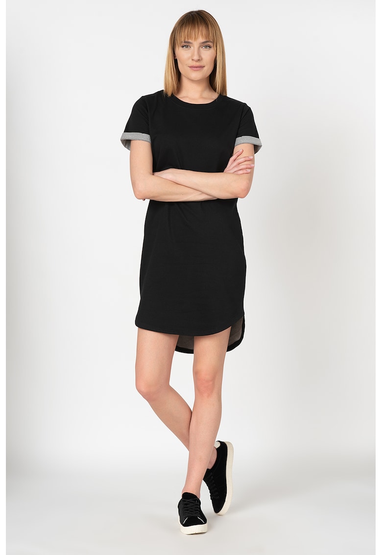 Oferte la Rochie-tricou cu croiala dreapta Yivy - Negru