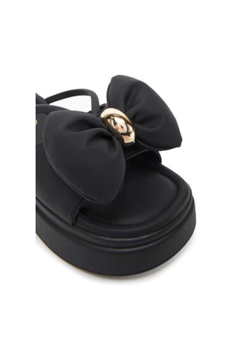 Slapi dama - RR2N4121 -  Piele ecologica - Negru