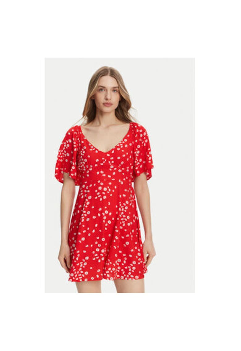 Rochie de vara dama  ERJWD038807 - Rosu