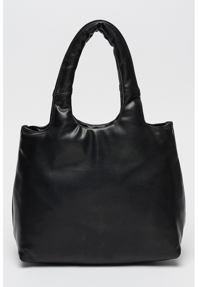 Geanta tote de piele ecologica Borbit - Negru